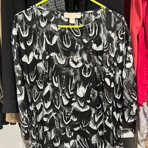 Michael Kors Ladies Black Top/Blouse.  Size Medium